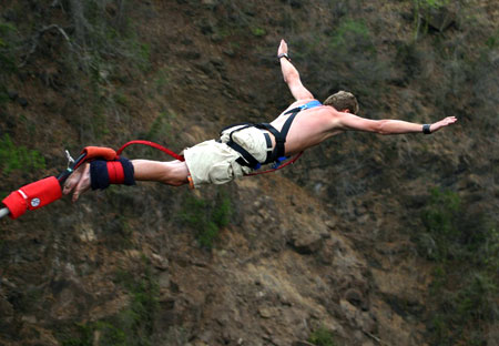 Bungee Jumping hafta sonu aktiviteleriniz arasında mı?